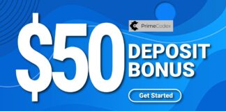 Get $50 Free Bonus with PrimeCodex